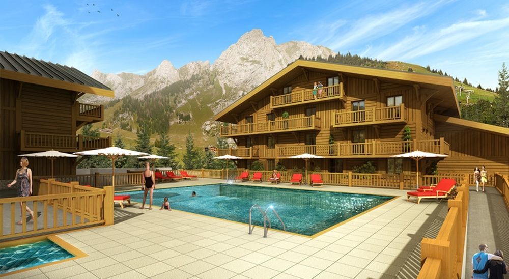 Hotel Prestige Odalys Le Chamois La Clusaz Exterior foto